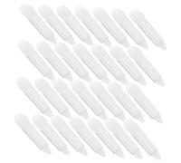 HONITANO 50 Pièces Kit Applicateurs Silicone Réutilisables pour et Yeux Brosse Double Embout pour Masques Gloss et Ombres à Paupières Transparent