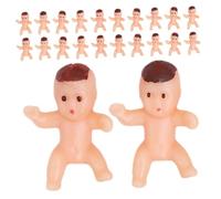 HONITANO 50 pièces Mini Dolls Plastic Little Babies for Shower Games and Party Decorations