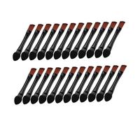 HONITANO 50pièces Pinceau De Maquillage Biseauté à Double Extrémité Applicateur De Sourcils Outil De Maquillage Portable Pour Modelage Précis Des Sourcils Mélange De Fard à