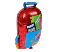 HONITANO 5pièces Ballons Forme De Cartable Pour Rentrée Scolaire Décorations De Fête Premier Jour École Ballon Gonflable Film Aluminium