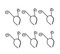 HONITANO 6 Pcs Bandeaux à Tentacules de Fourmi en Tissu Noir pour Halloween et Fête, Accessoires de Coiffure Cosplay, Serrage-tête Original et Confortable