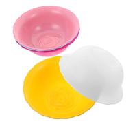 HONITANO 6 pièces Bassin de Lavage Plastique Robuste Cuvette Ronde Polyvalente pour Salon Spa Nettoyage Visage Cuisine et Salle de Bain Facile à Transporter Couleur Couleur Aléatoire