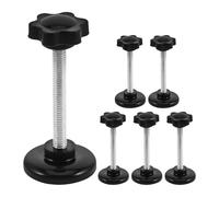 HONITANO 6 Pièces Blossom Knob Nut Lightweight Thumb Screws For Walker Replacement Knobs Secure Hand Screw For Knee Walker Seat And Arm Rest Attachments
