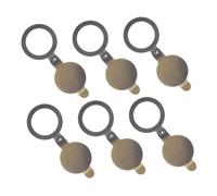 HONITANO 6 Pièces Couvercle de Cuivre pour Porte Protection Regards Protection la Poussière et Adapté Aux Portes Dappartement et Installation Facile