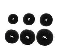 HONITANO 6 pièces Donut Bun Makers Hair Accessories For Women Flexible Expandable Hair Rings For Easy Up-do Styles Suitable Thin To Medium