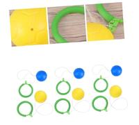 HONITANO 6 pièces Jumping Ring Ball Toys Lightweight Bouncy Balls for Outdoor Fitness and Fun Activities