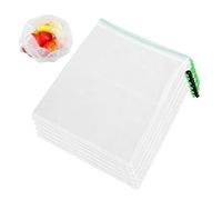 HONITANO 6 Pièces Lot Filet Réutilisables avec Cordon Maille Respirante pour Fruits et Légumes Sacs de Rangement Polyvalents et Pliables pour Courses et Stockage