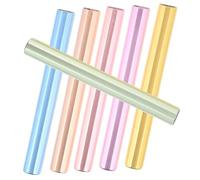 HONITANO 6 pièces Manucure Bouchons Protègent et Scellent les Instruments Nail Art de Couleurs Arc-en-ciel Mat pour Accessoires Manucure et Ongles