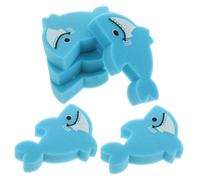 HONITANO 6 Pièces Ocean Animal Bath Toys for Soft Safe Exfoliating Shark Sponges Easy Grip Quick-Dry Cute Bath Sponge Set for and Babies