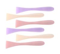 HONITANO 6 Pièces Silicone Facial Mask Brushes Soft Applicator Tools For Even Mud Clay Gel Mask Application Gentle Sensitive Skin With Set