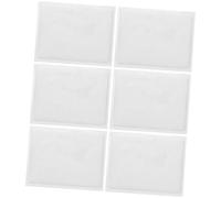 HONITANO 6 pièces Transparent Adhesive Card Holders PVC Protective Sleeves for Parking Permits and Paper Labels Reusable Identification Covers