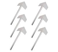 HONITANO 6 Pièces Truelle Angle Intérieur INOX pour Cloison Sèche Outil de Plâtrage Ergonomique pour Coins Murs Finition Rapide et