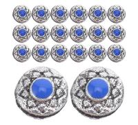 HONITANO 60 breloques rétro pour ongles : ornements de manucure 3D pour femmes - Décoration vintage turquoise effet faux vernis pour manucure professionnelle et loisirs créatifs