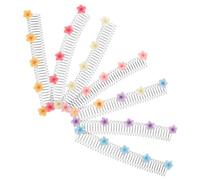 HONITANO 7 Pièces Peigne Élastique Invisible pour Cheveux avec Clips Fleur Métallique Accessoire Coiffure Multifonction pour Chignon Désordonné Peigne Finition Sans Marque pour Femmes