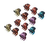 HONITANO 72 pièces Petites Pinces Cheveux Plastique et Garçon Fille Accessoires Mignons et Colorés Mini Barrettes Tortoiseshell pour et