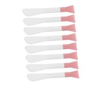 HONITANO 8pièces Pinceaux Applicateurs De Masque Silicone Lot De Brosse Douce à Double Extrémité Pour Soin Du Visage Outils Pratiques Pour Voyage Et Usage Quotidien