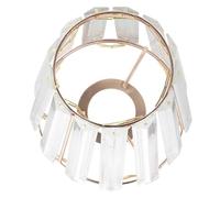 HONITANO Abat Jour Fer Art Cristal pour Plafonnier et Applique Murale Petit Modèle Électrolytique Doré Style Européen Simple et Élégant Décoration Salon et Chambre