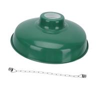 HONITANO Abat Jour Mural Émaillé Vert Vintage Protection Lampe Polyvalente pour Intérieur Extérieur Décor Maison Salon Cuisine Couloir avec Douille et Chaîne
