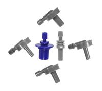 HONITANO Adaptateurs De Brassard Universels Pour Tensiomètre Électronique 6 Pièces Connecteurs Droits Et Coudés 5-11 Mm Accessoires De Remplacement Pour Moniteur De Santé Professionnel