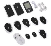 HONITANO Appareil de Massage Musculaire Portable USB 36 Modes Double Canal Électrostimulateur Musculaire 10 Coussinets de Massage pour Soulagement des Douleurs Corporelles Voyage et Sport