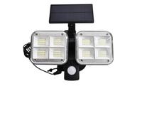 HONITANO Applique Murale Solaire Extérieure Double Tête avec Détecteur de Mouvement Étanche Abs Éclairage Directionnel pour Jardin et Terrasse