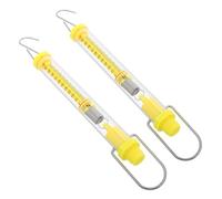 HONITANO Balance à Ressort Tubulaire 10 n 2 Pièces Plastique Manomètre De Force Portable Pour Expérience Mécanique Enseignement Scolaire Laboratoire De Physique