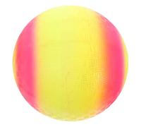 HONITANO Balle Gonflable Élastique pour Garçon Fille Kickball PVC pour Jeux Intérieurs et Extérieurs Couleurs Jaune et Rouge Sécurisée et