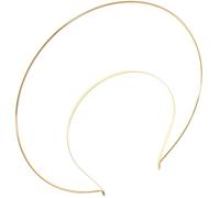 HONITANO Bandeau Accessoire de Coiffure Élégant Doré en Métal Léger et Résistant Délicat pour Chignon et Cérémonies comme Fiançailles ou Concours de Beauté