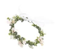 HONITANO Bandeau Floral Pour Femme Couronne De Fleurs Floquées Bandeau De Mariée Délicat
