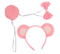 HONITANO Bandeau Oreilles Ours Peluche Doux et Confortable pour Costume Animal Accessoire Polyvalent pour Cosplay Fêtes et Usage Quotidien Maintien Stable et Adapté à Tous Types de