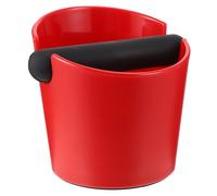 HONITANO Boîte à knock box en silicone rouge avec capacité moyenne pour recyclage de café adaptée à usage domestique