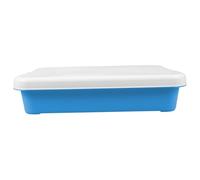 HONITANO Boîte à Sable Portable pour Couvercle Bac à Sable Extérieur et Boîte de Rangement Multifonction pour Jouets et Accessoires Plastique Bleu