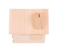 HONITANO Boîte de Rangement Bois Décorative Love Forme de Maison Organisateur de Bureau Léger et Robuste Boîte à Bonbons et Tirelire Design pour Décoration de Table