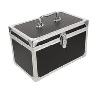 HONITANO Boîte de Rangement Multifonctionnelle avec Poignée Métallique Portable Étanche avec Cadre Aluminium Capacité pour Outils et Accessoires de Magicien