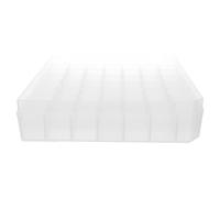 HONITANO Boîte de Rangement Plastique Transparente Emplacements Organiseur de Flacons Médicaux Stable pour Laboratoire Porte-vials pour Congélateur et Huiles Essentielles