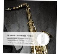HONITANO Boîte de Rangement pour Hautbois Durable Petite Portable Protection Sécurisée pour Anches Accessoire Musical Pratique