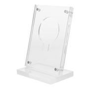 HONITANO Boîte de Rangement pour Médiators Guitare Acrylique Transparent avec Support Présentoir Anti-poussière et Anti-UV Compact pour Collectionneurs et Musiciens