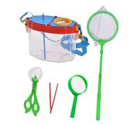 HONITANO Boîte Observation Insectes avec Filet pour Garçon Fille Kit Extérieur Exploration Scientifique Éducatif Loupe Intégrée pour Découverte Nature Éveil pour Garçons et Filles