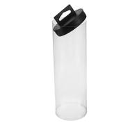 HONITANO Boîte Transparente Cylindrique pour de Tennis et Pickleball 26X8 CM Tube de Rangement Plastique Organiseur Portable pour 3 Accessoire Sport Polyvalent