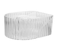 HONITANO Bol à Tremper pour Ongles Transparent Blanc Grand Format pour Dissolution Vernis Semi-permanent Soin Cuticules et Nettoyage Outil Manucure Multifonction pour Nail Art et Soin des