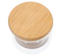 HONITANO Bol de Manucure Verre avec Couvercle et Inox Récipient pour Liquide de Nail Art Bol Dappen Pratique pour Manucure DIY et Mélange de Acrylique Portable