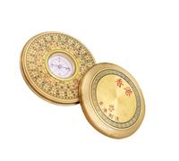 HONITANO Boussole Feng Shui Portable Alliage Rétro Boussole Chinoise Ancienne Compacte et pour Survie Géologie et Expérimentation Décoration de Bureau Unique