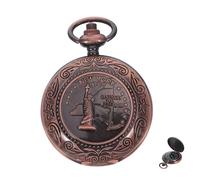HONITANO Boussole Vintage Compacte Alliage de Zinc Outil de Navigation Précis pour Randonnée Camping et Survie Portable et Légère pour Aventuriers Plein Air
