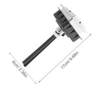 HONITANO Bouton Chasse Eau Wc Double Commande Bouton Poussoir pour Réservoir de Toilette Remplacement Facile sans Outil Compatible Réservoir Salle de Bain Chrome