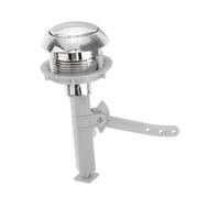 HONITANO Bouton Chasse Eau Wc Plastique pour Réservoir de Tige de Poussoir Compatible Appartement et Installation Facile pour Réservoir à Standard