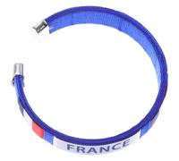 HONITANO Bracelet Webbing Football France Accessoire Souple pour Supporters Décoration Matchs et Fêtes Nationales