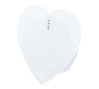HONITANO Broche Thermocollante Acrylique Coeur Sublimation DIY Épingle Lumineuse Robuste pour Décoration Mariage Fête Anniversaire