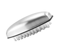 HONITANO Brosse à Ongles Acier Inoxydable avec Odeur Brosse Nylon pour Nettoyage des Doigts et Élimination des Oignon et Poisson et Polyvalente pour Cuisine