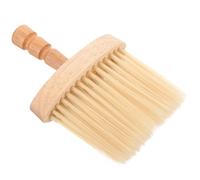 HONITANO Brosse de Barbier Cou Manche en Bois, Brosse Dure pour Vagues, Accessoire Coiffure Professionnel Léger et Compact, pour Nettoyage Cheveux Cassés Après Coupe, Outils de Coiffure