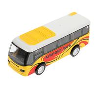 HONITANO Bus Éducatif Rétractable pour Garçon Fille Modèle de Bus Simulé pour Développer la Créativité Coordination des Yeux Pratique à Transporter
